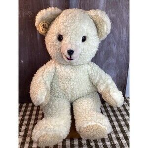 Russ Snuggle 14" Bear Plush Lever Brothers Fabric Softener Vintage 1986